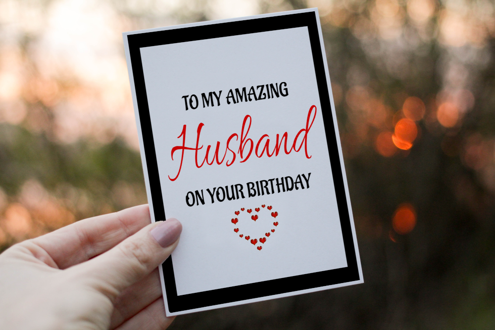 Amazing Husband Birthday Card, Birthday Card for Husband